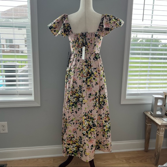 Tuckernuck Cecily Dress in Blush Meadow floral midi dress NWT - Picture 7 of 14